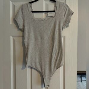 NWT American Eagle Outfitters Gray Bodysuit